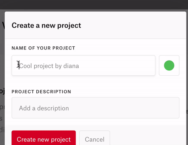 Creating a new project in ATLAS.ti