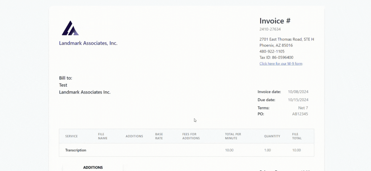 Pay invoice step 3