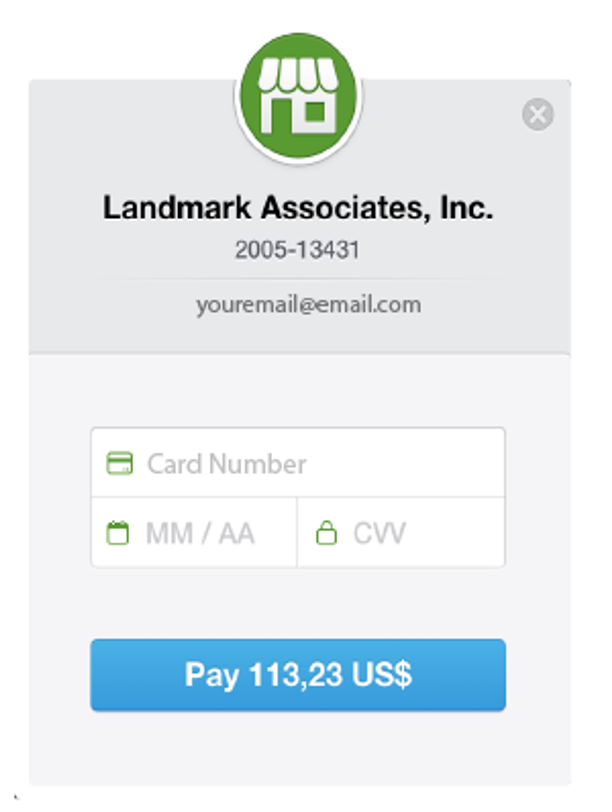 Pay invoice step 4